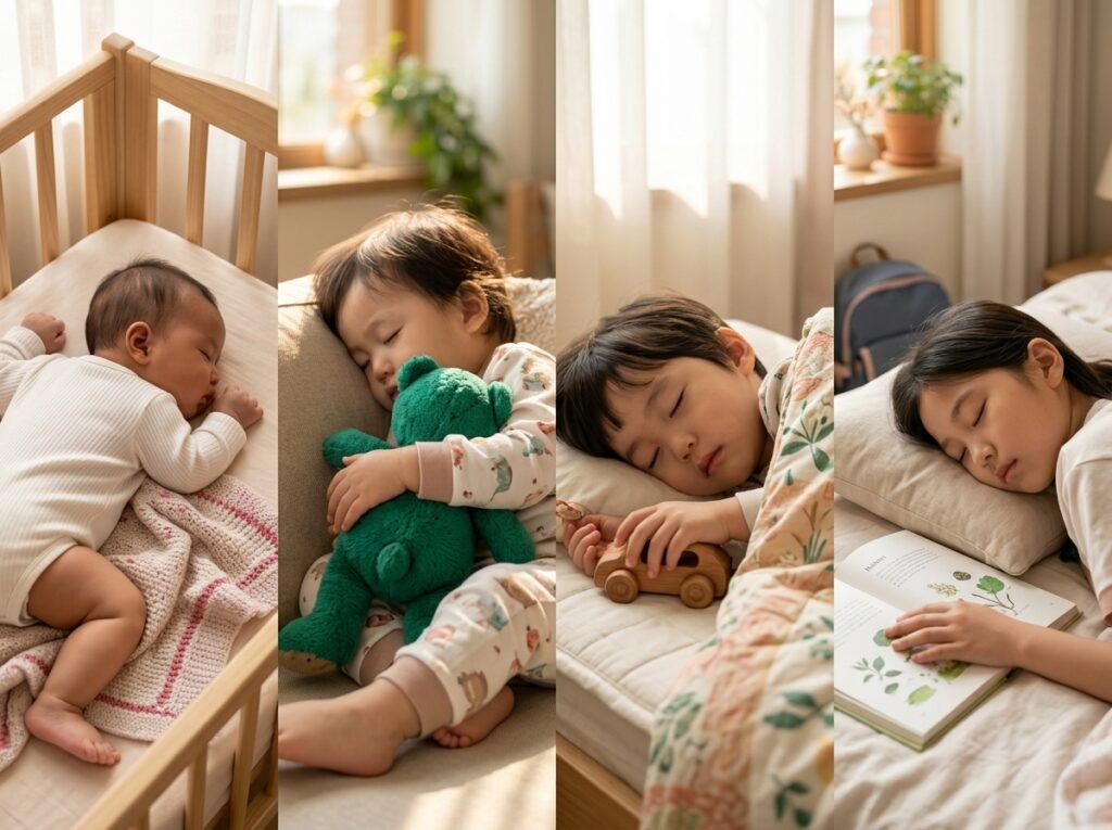 아이 권장 수면 시간, 연령별 정확한 기준 찾아봤어요