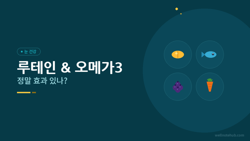 루테인·오메가3 정말 효과 있나? 성분부터 파헤쳤다